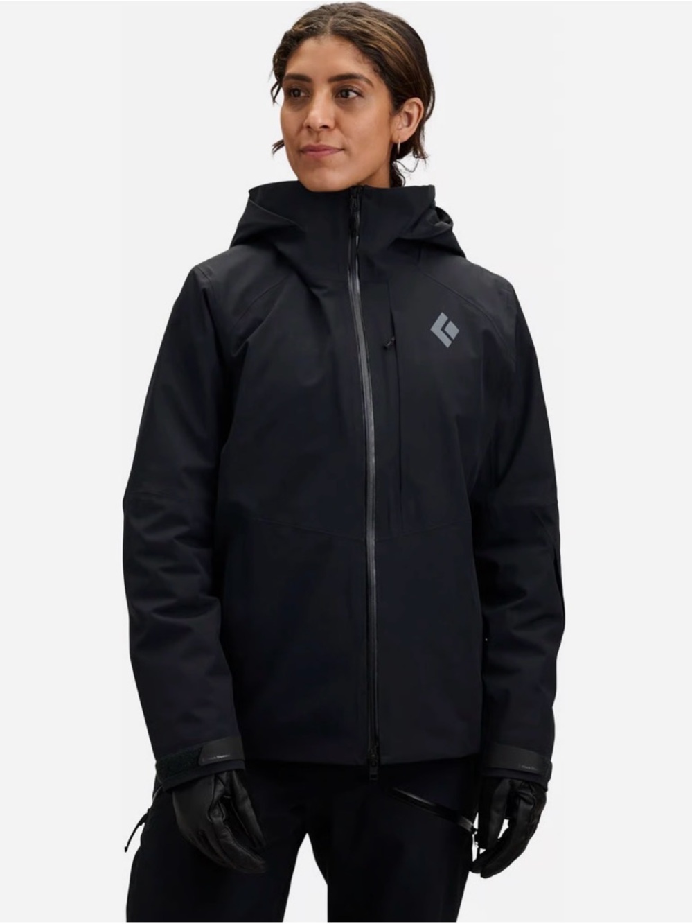Black Diamond Women's Waterproof insulated Hooded ski Jacket